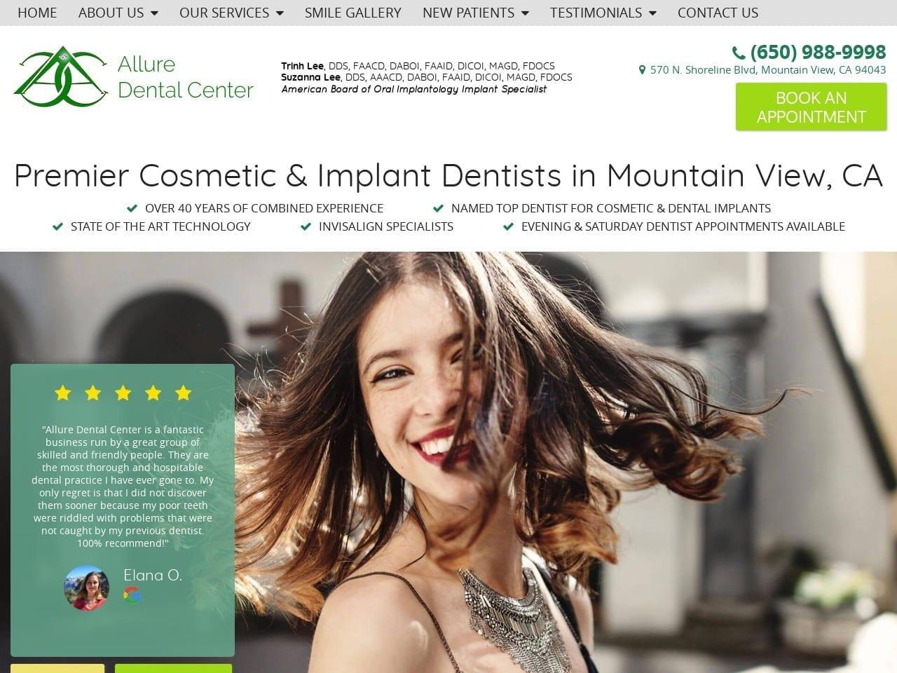 Allure Dental Center screenshot