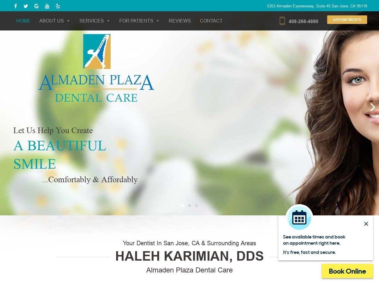 Almaden Plaza Dental Care screenshot