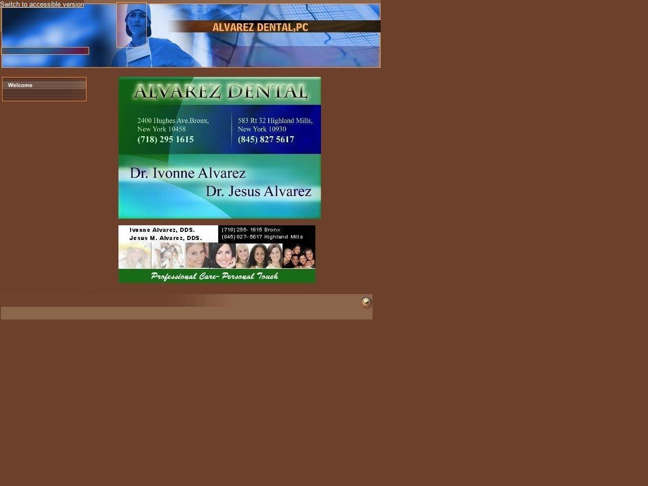 Alvarez Dental PC screenshot