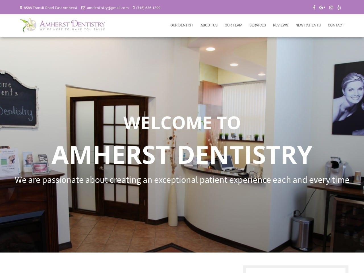 Amherst Dentist screenshot