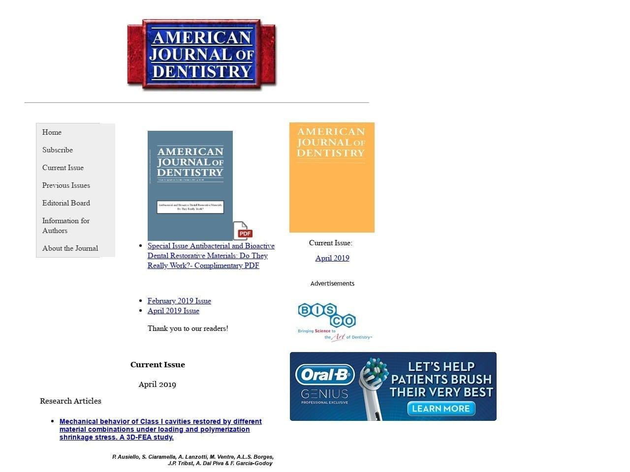 Americanjournal Of Dentist