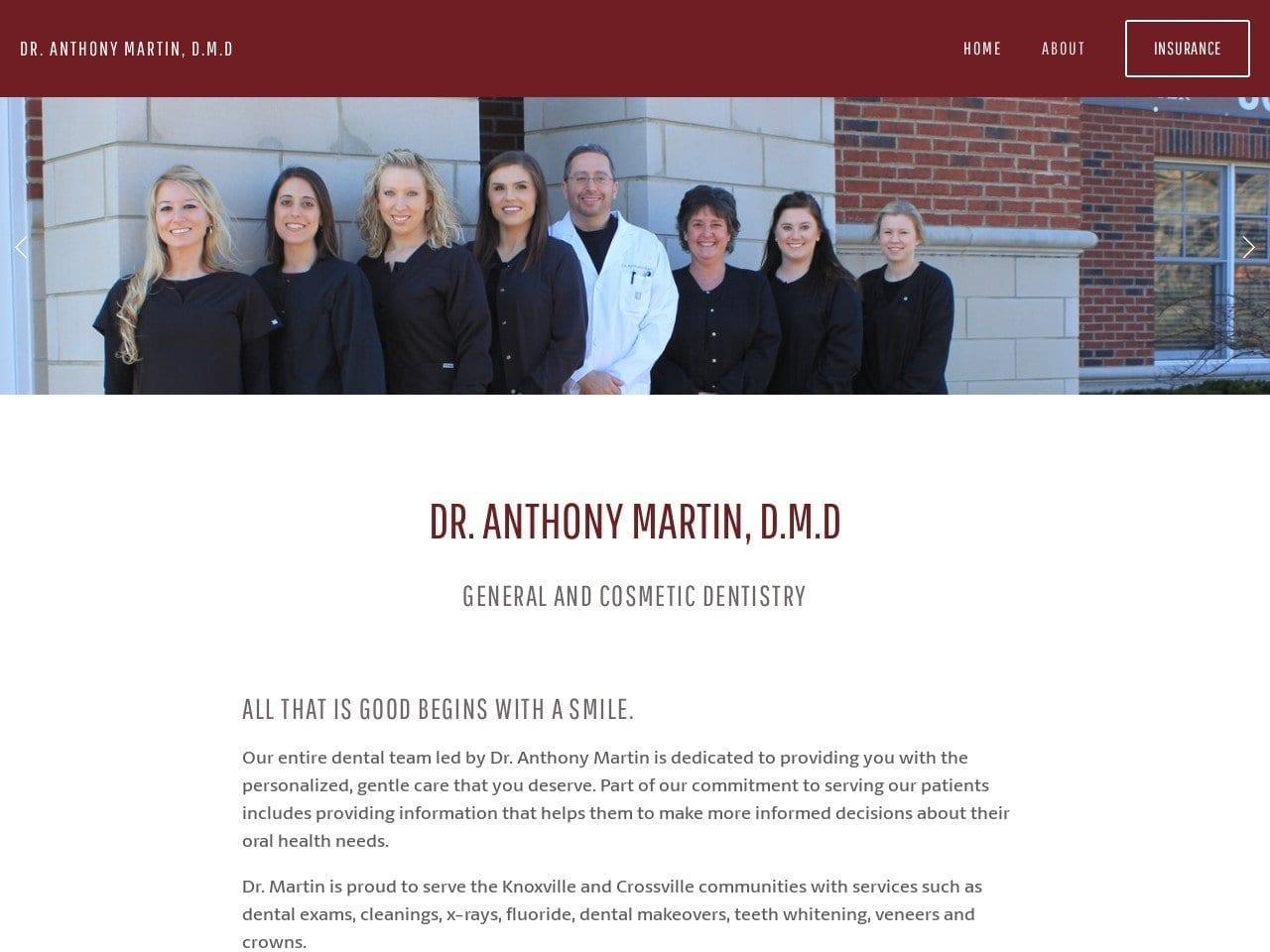 Anthony Martin DMD Inc. screenshot