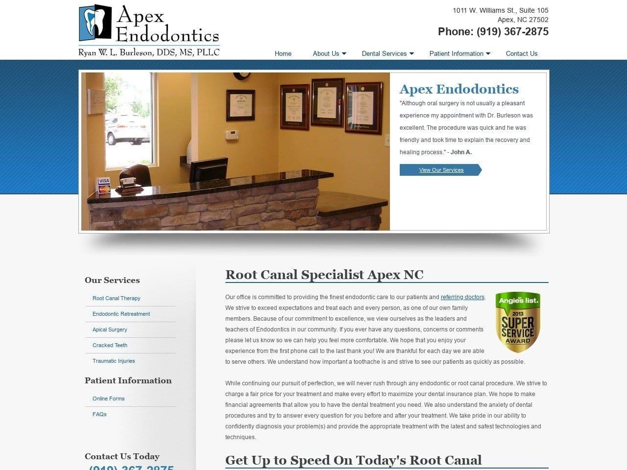 Apex Endodontics screenshot