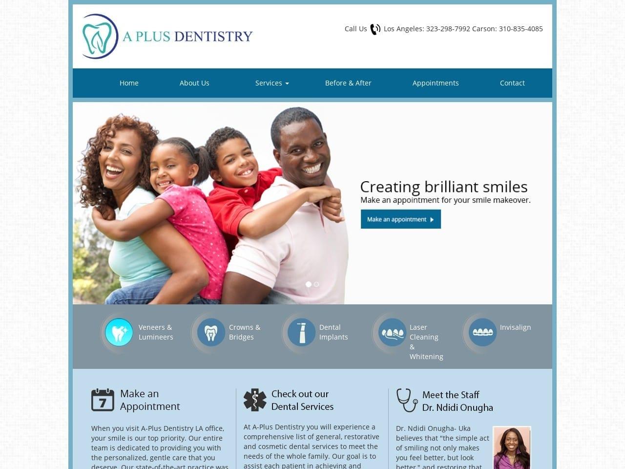 A Plus Dentistry screenshot