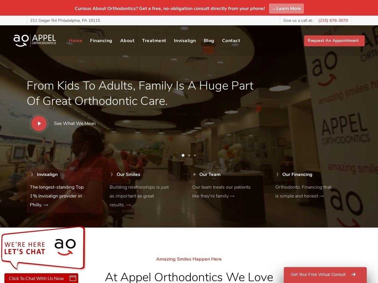 Appel Orthodontics screenshot
