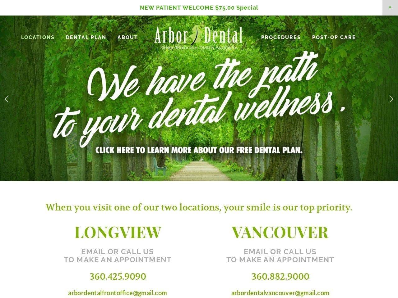 Arbor Dental screenshot
