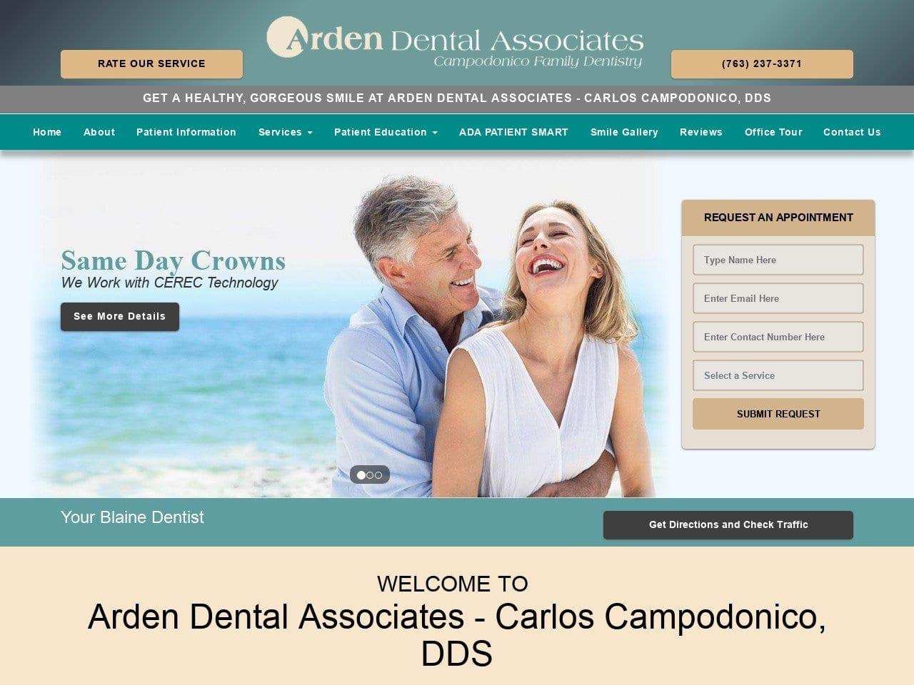 Arden Dental Associates screenshot