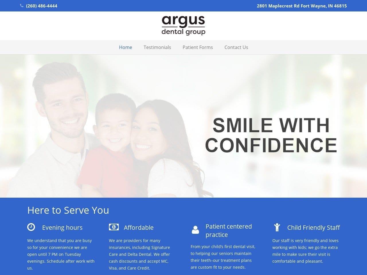 Mary Ellen Argus DDS screenshot