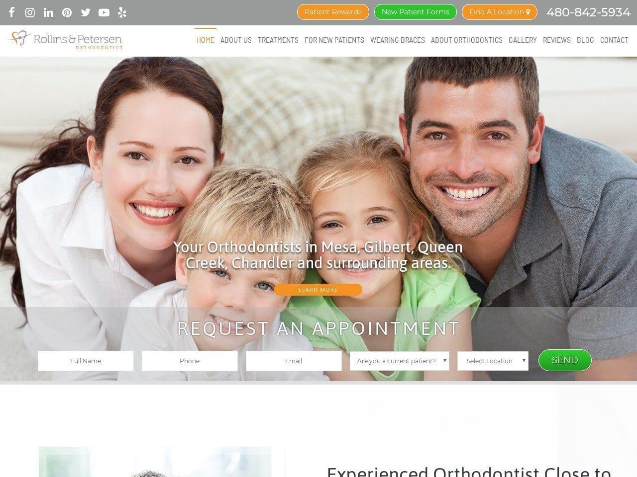 Rollins & Petersen Orthodontics screenshot