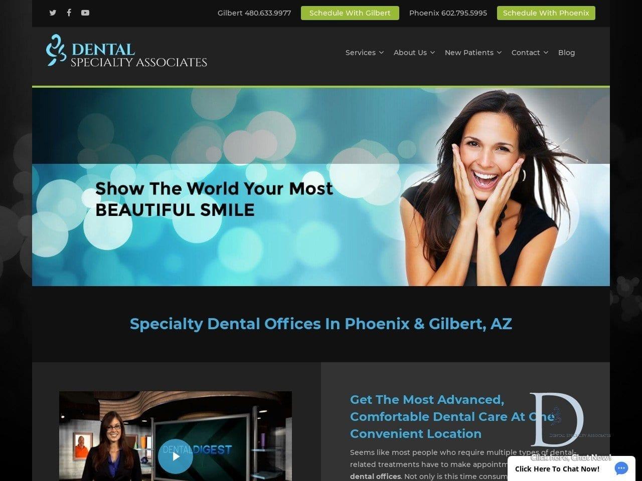 Arizona Dental Specialists screenshot