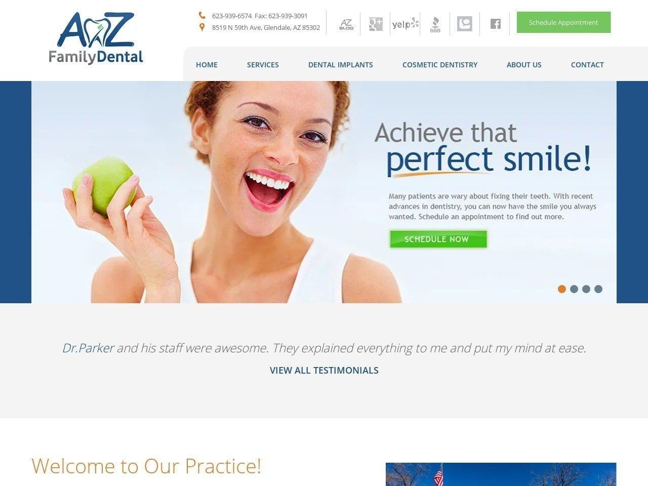 AZ Family Dental screenshot