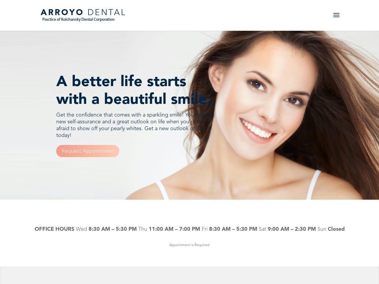 Arroyo Dental Mark Kolchansky D.D.S screenshot