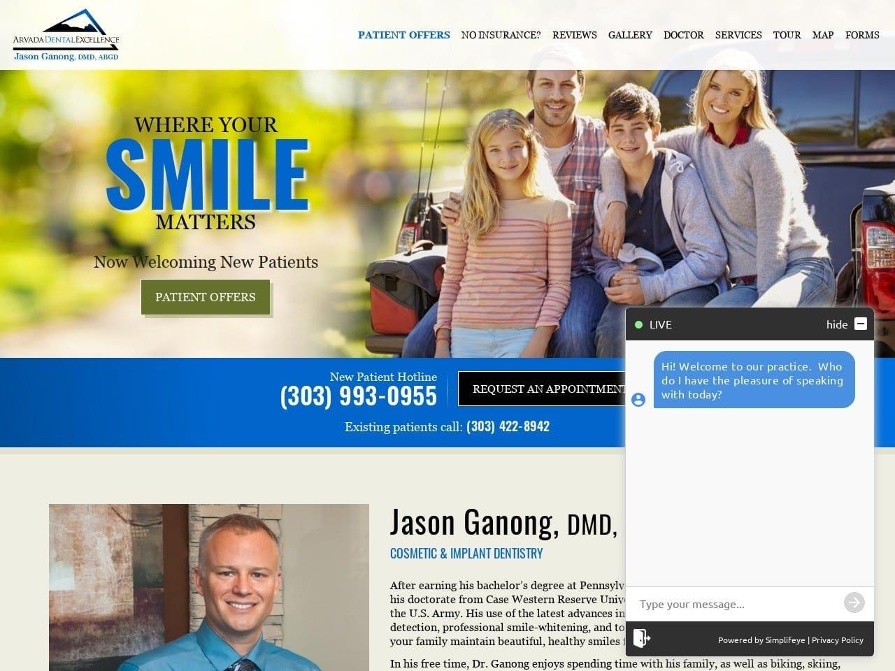 Arvada Dental Excellence screenshot