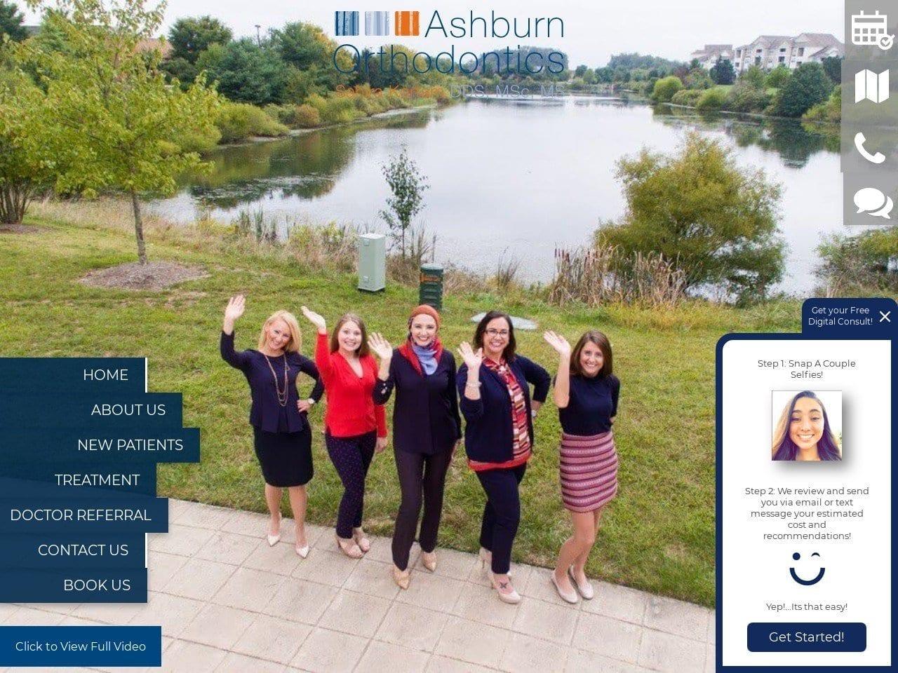 Ashburn Orthodontics screenshot