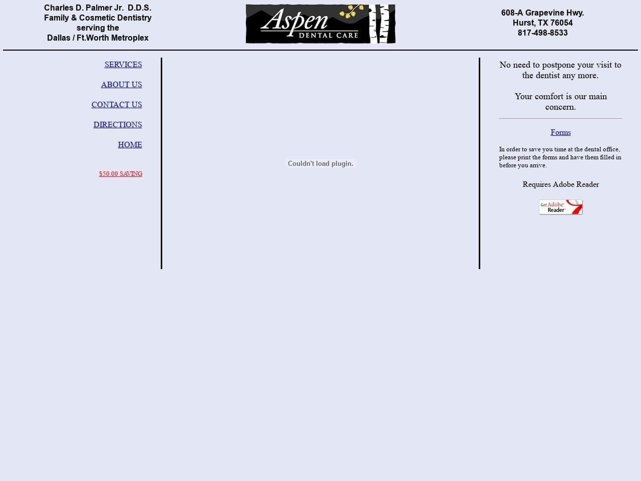 Palmer Charles D DDS screenshot