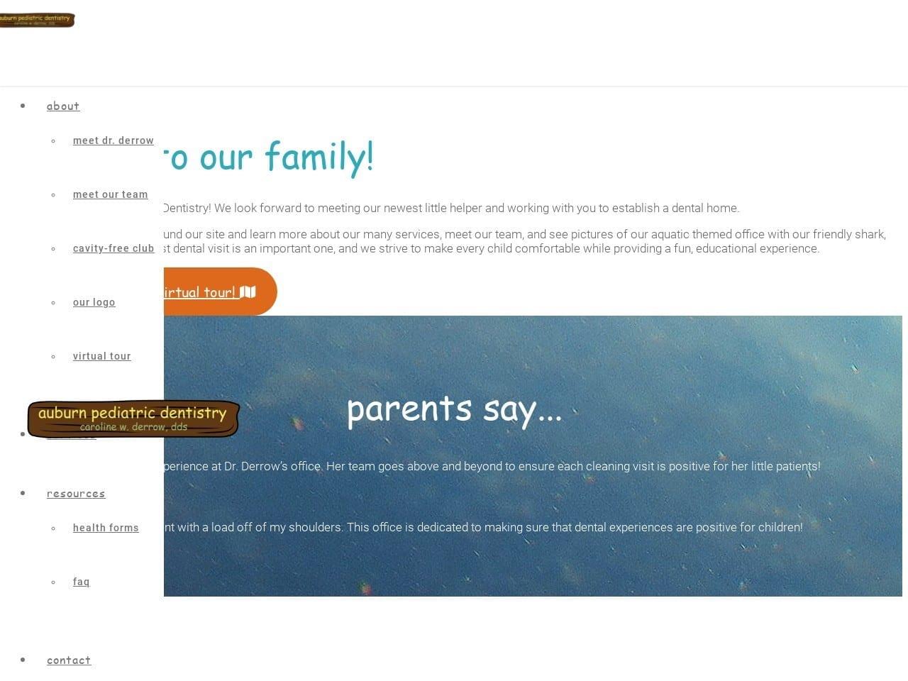 Auburn Pediatric Dentist screenshot