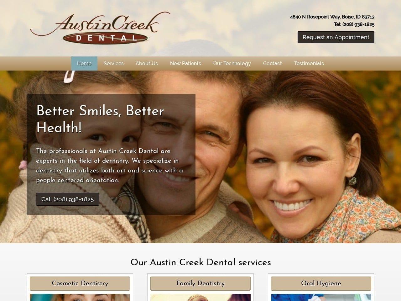 Austin Creek Dental screenshot