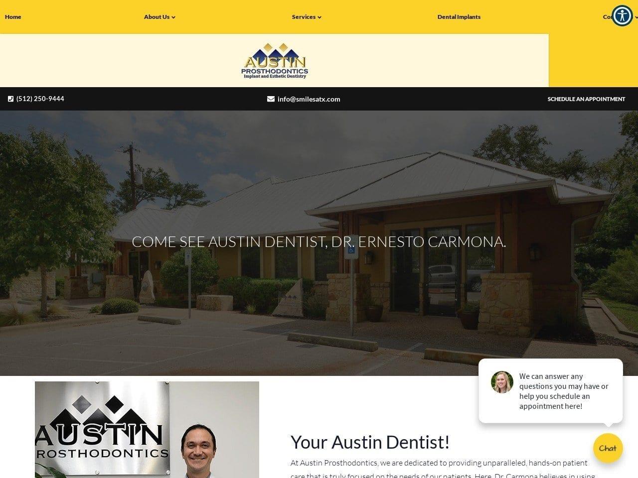 Dr. Ernesto Carmona Jr DDS screenshot