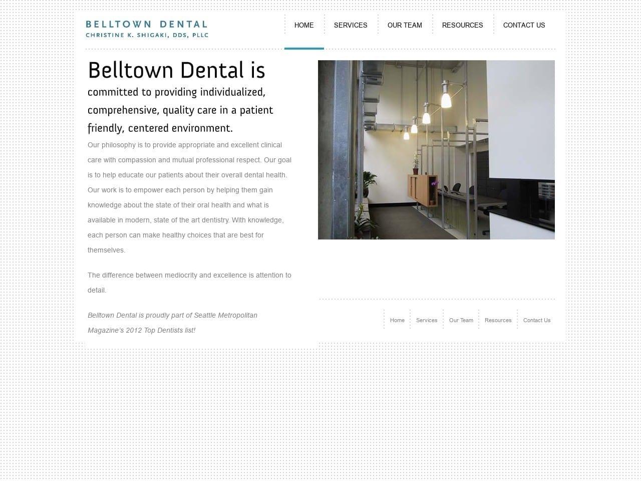 Belltown Dental screenshot