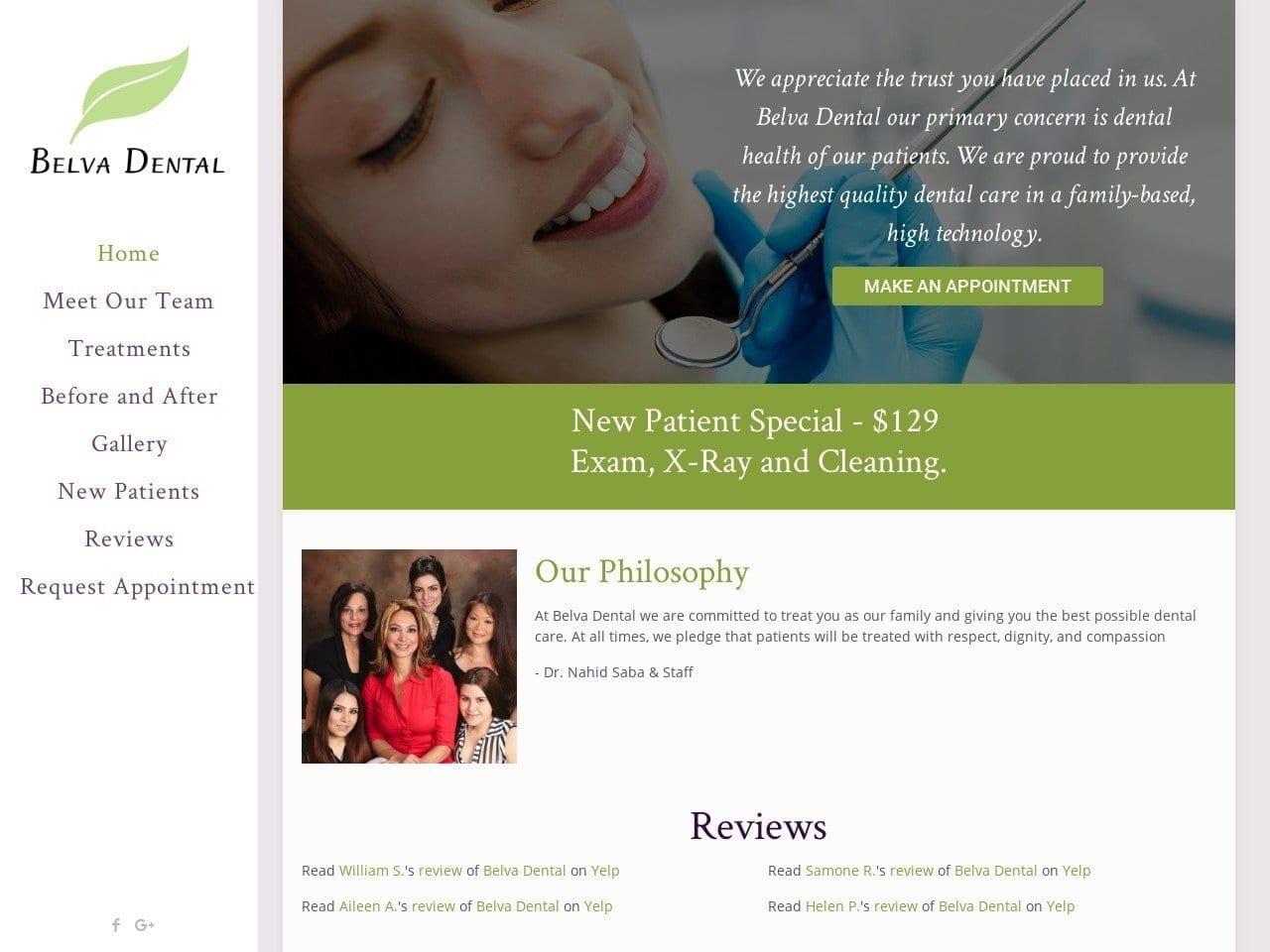 Belva Dental screenshot