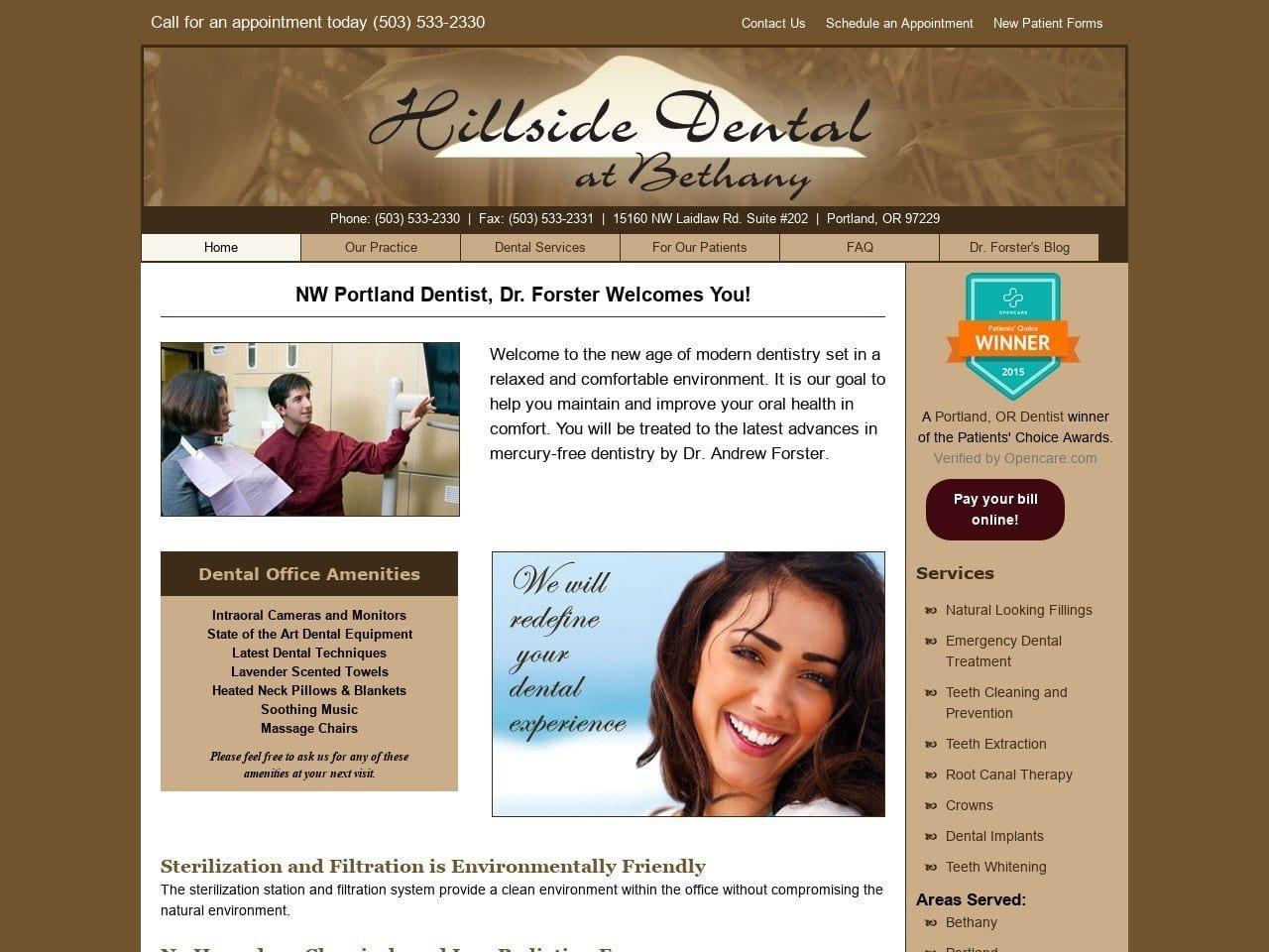 Hillside Dental At Bethany screenshot