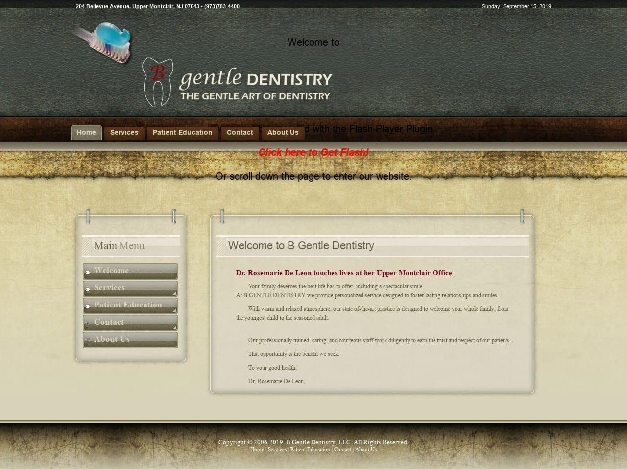 Dr. Rosemarie De Leon DDS screenshot