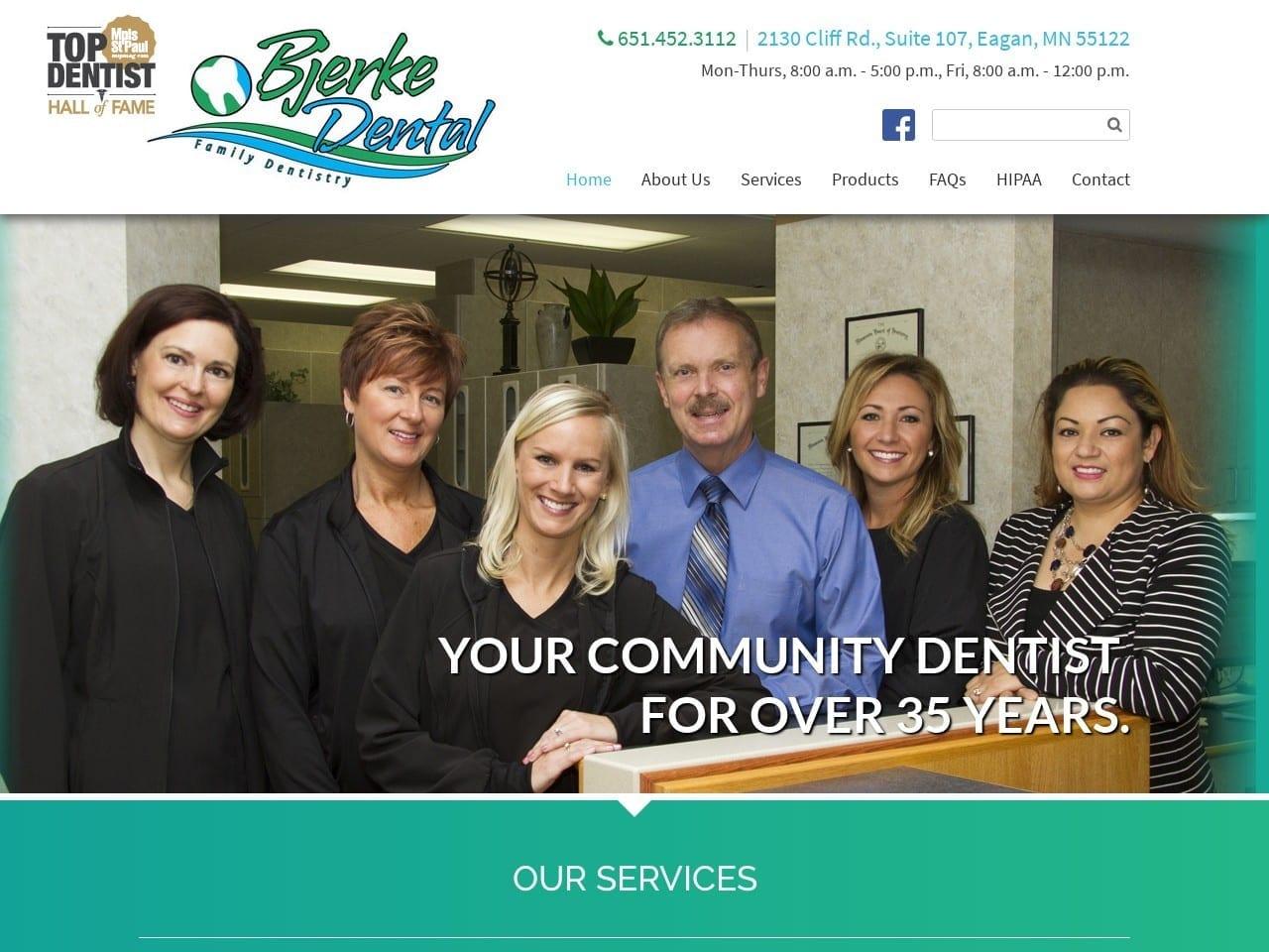 Bjerke Dental screenshot