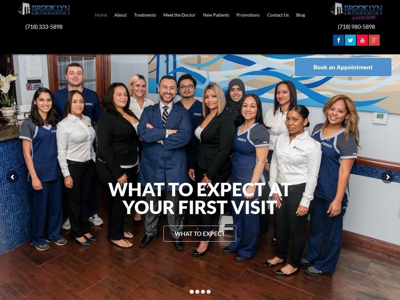 Brooklyn Orthodontics screenshot