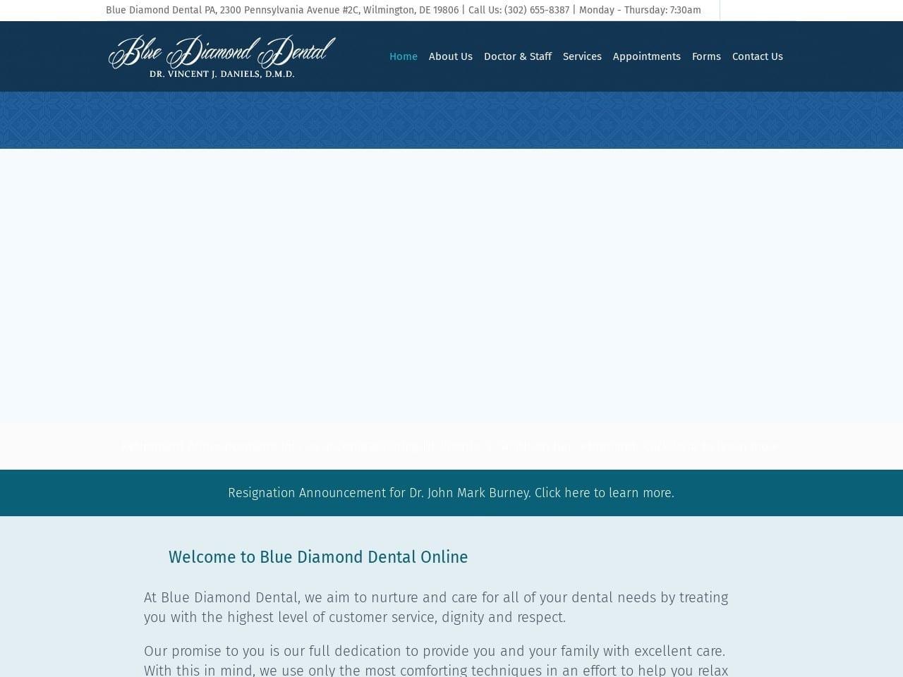 Blue Diamond Dental screenshot