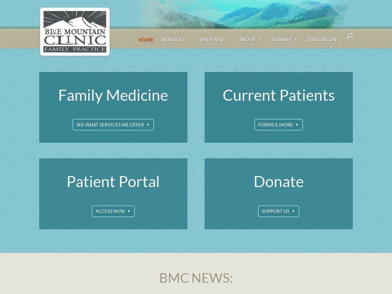 Blue Mountain Clinic screenshot