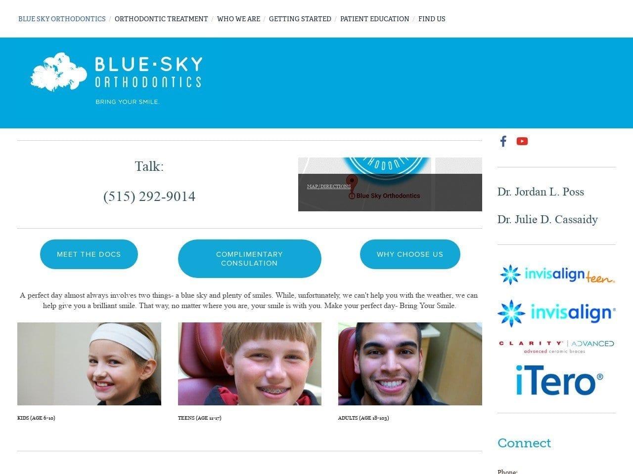 Blue Sky Orthodontics screenshot