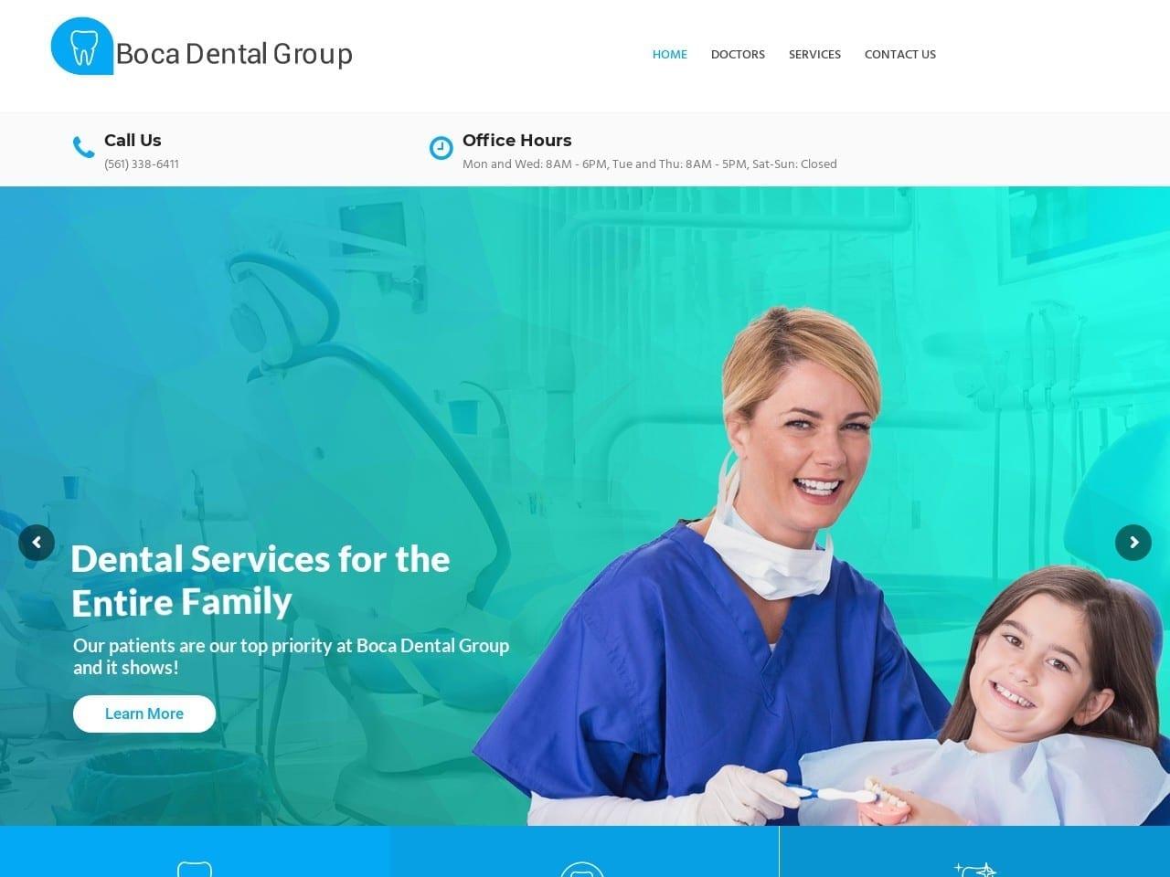 Boca Dental Group screenshot