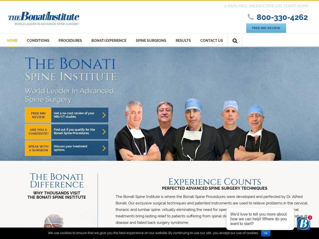 Bonati Institute screenshot