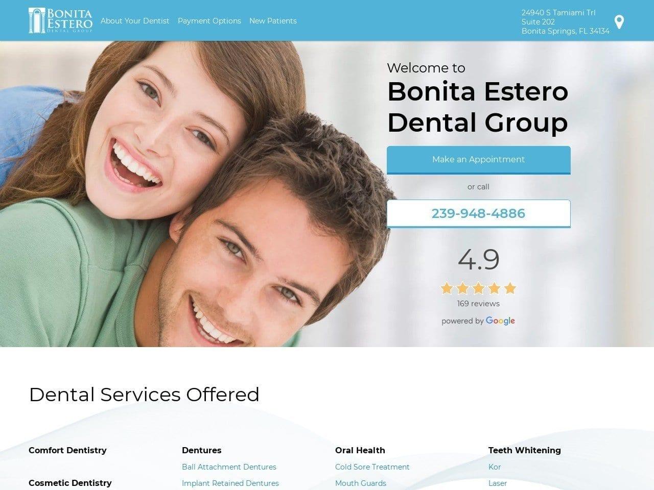 Bonita Estero Dental Group screenshot