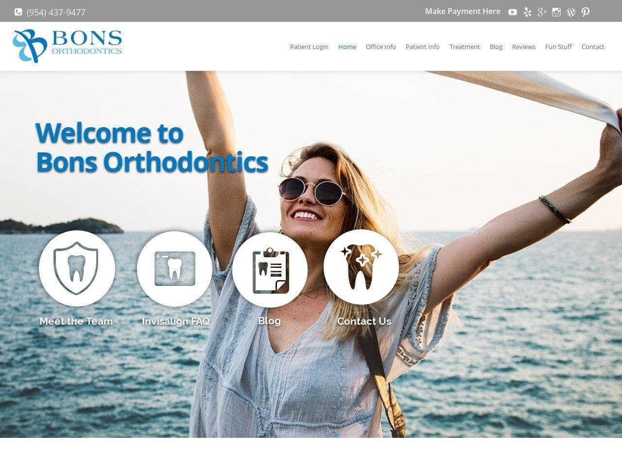 Dr. Brian K. Bons DDS screenshot