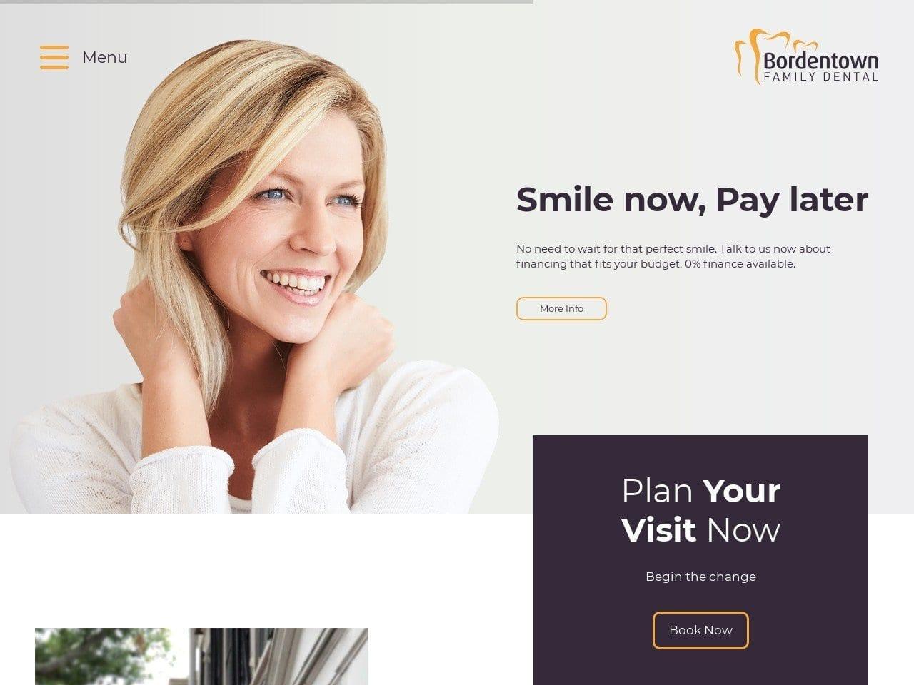 Bordentown Family Dental Cohen Mitchell G DMD screenshot