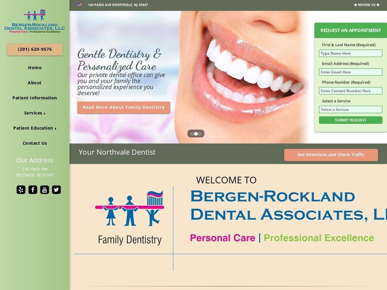 Bergen-Rockland Dental Associates screenshot