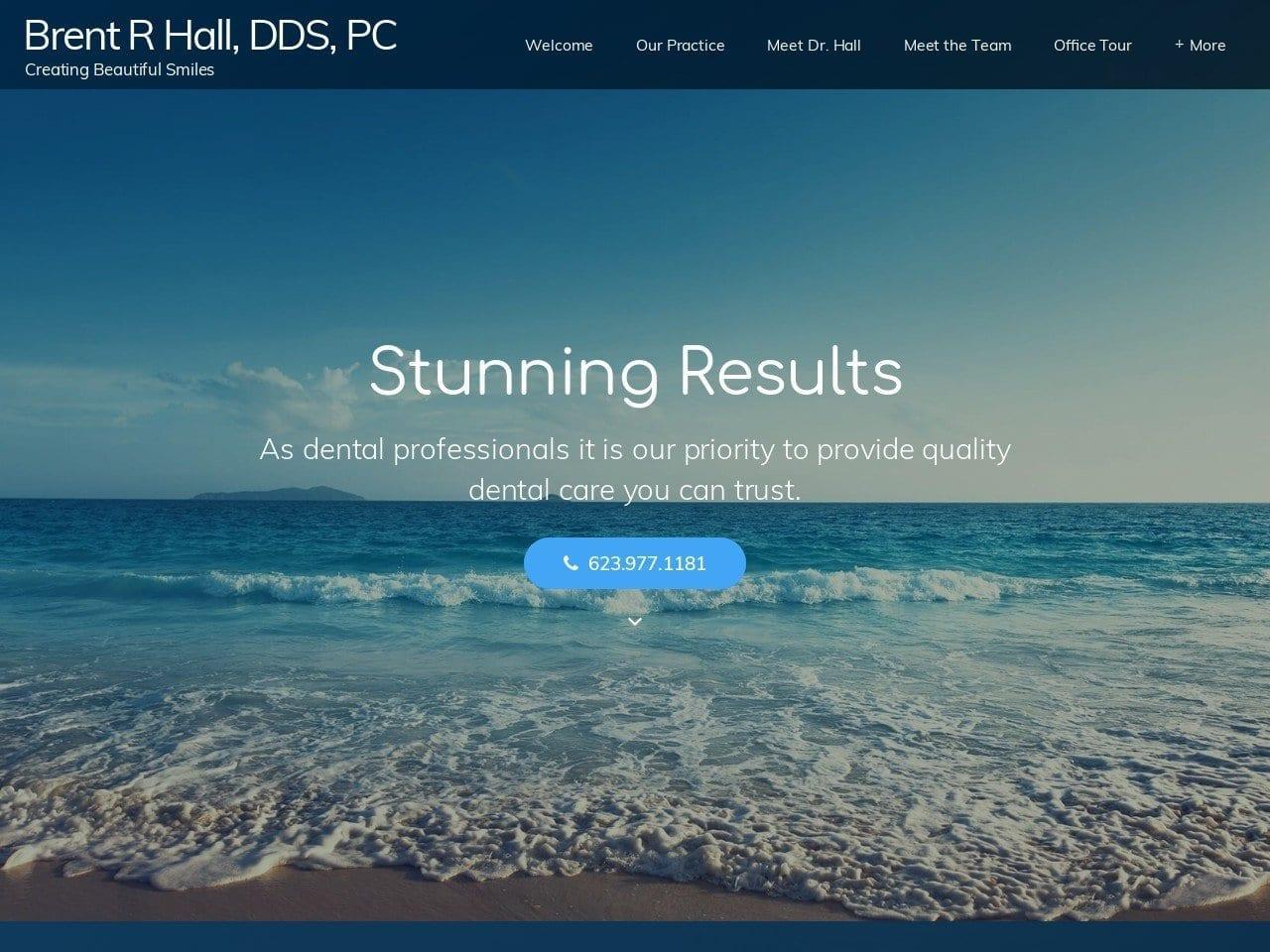 Brent R. Hall DDS PC screenshot