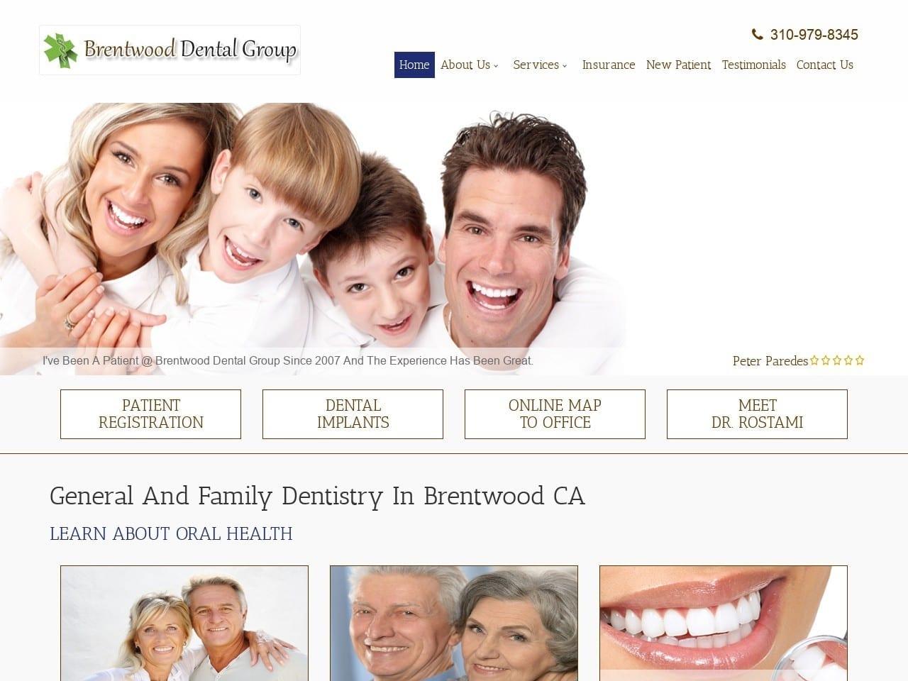 Brentwood Dental screenshot