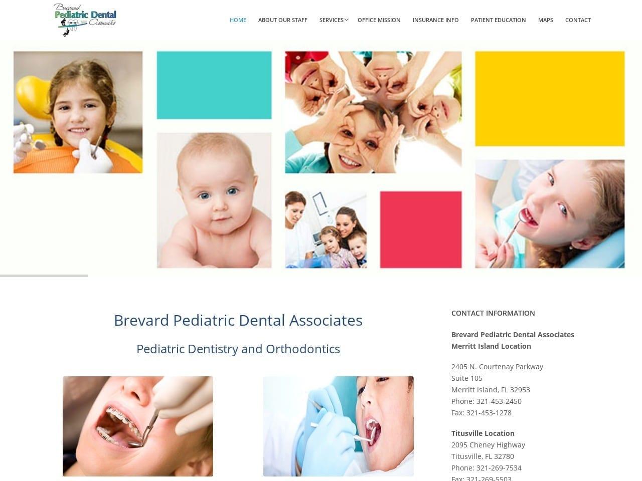 Brevard Pediatric Dental Associates screenshot