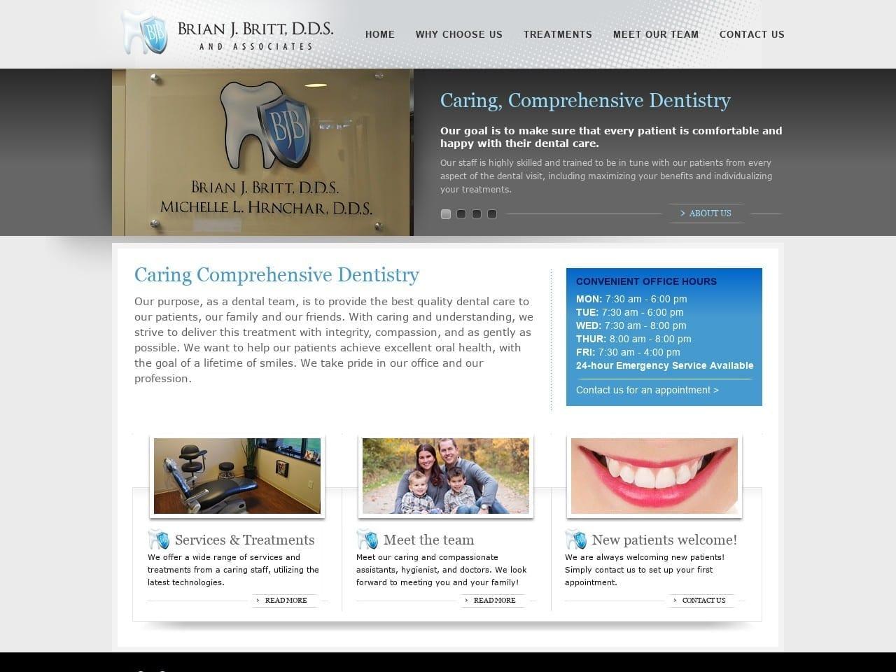 Brian Britt DDS screenshot