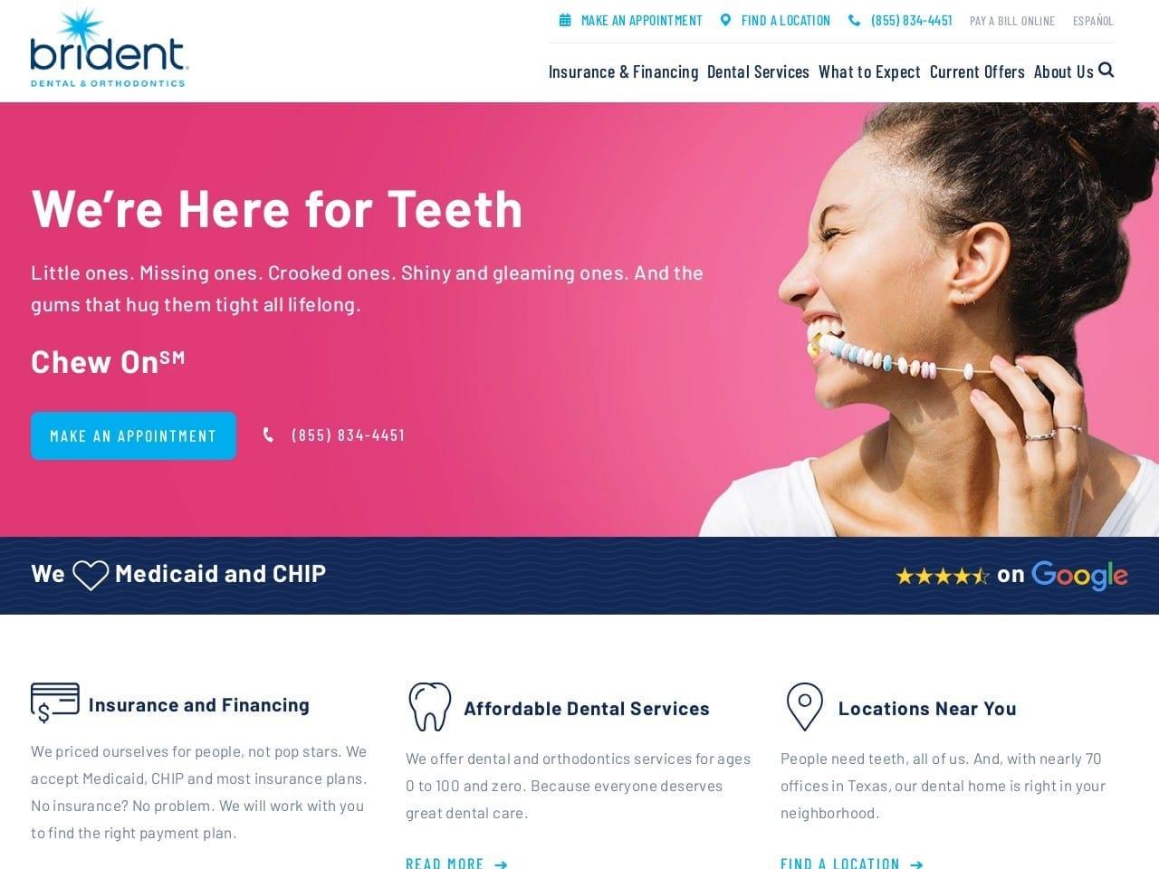 Brident Dental & Orthodontics screenshot