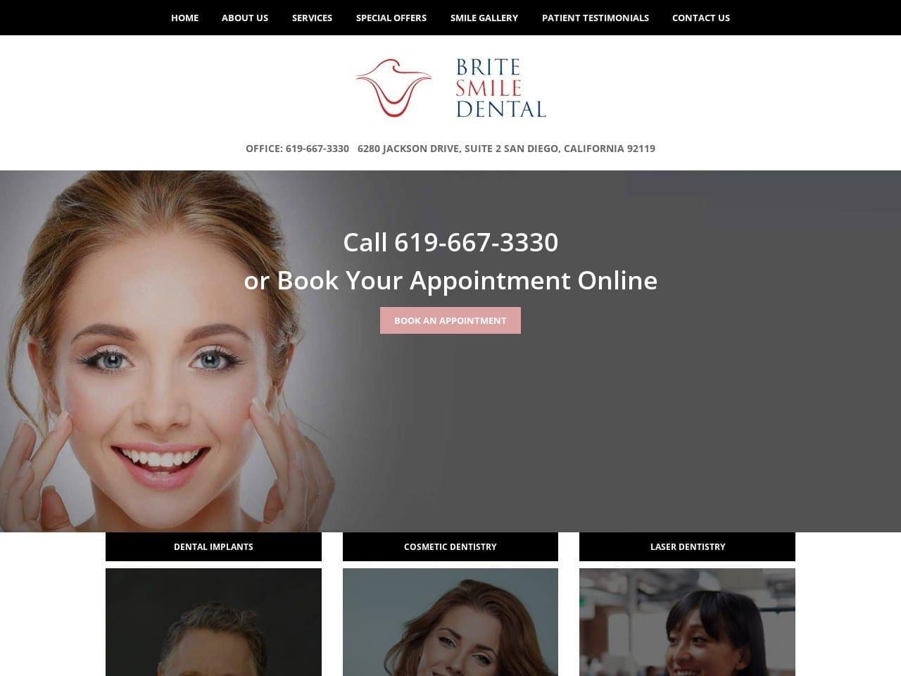 Brite Smile Dental screenshot