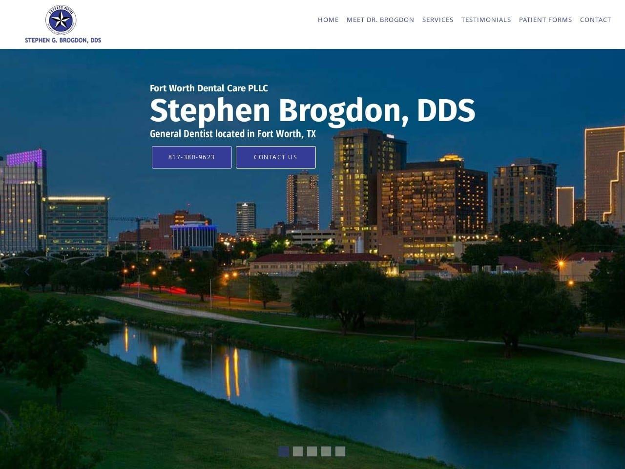 Stephen G Brogdon D.D.S. screenshot