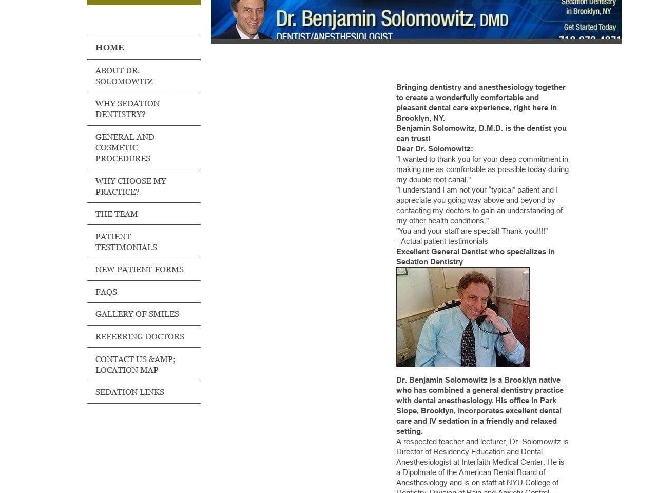 Dr. Benjamin Solomowitz screenshot