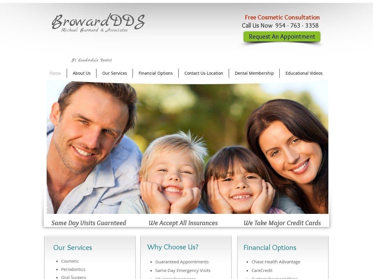 Michael Barnard Dds Pa screenshot
