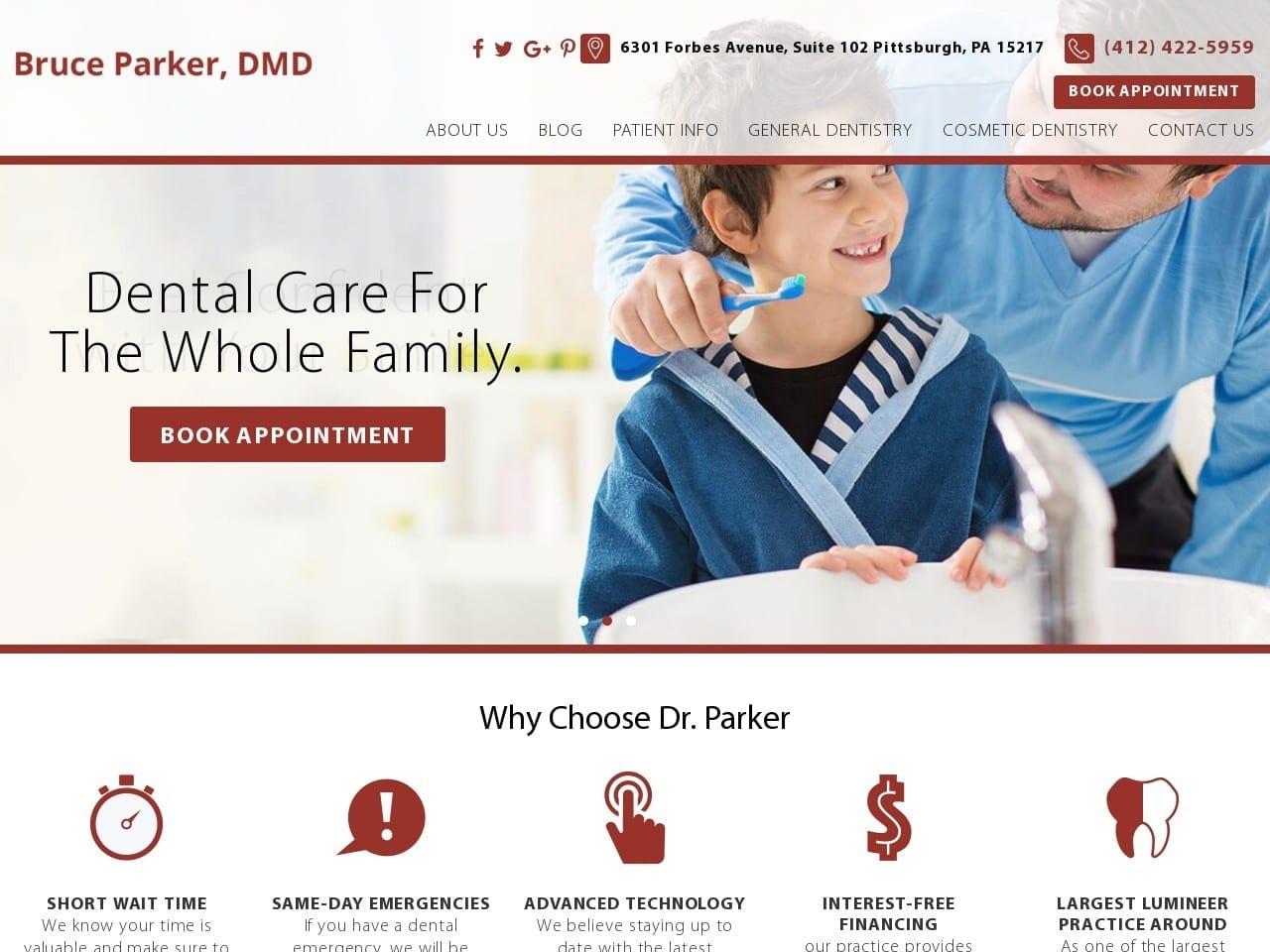 Dr. Jeffrey M. Parker DMD screenshot
