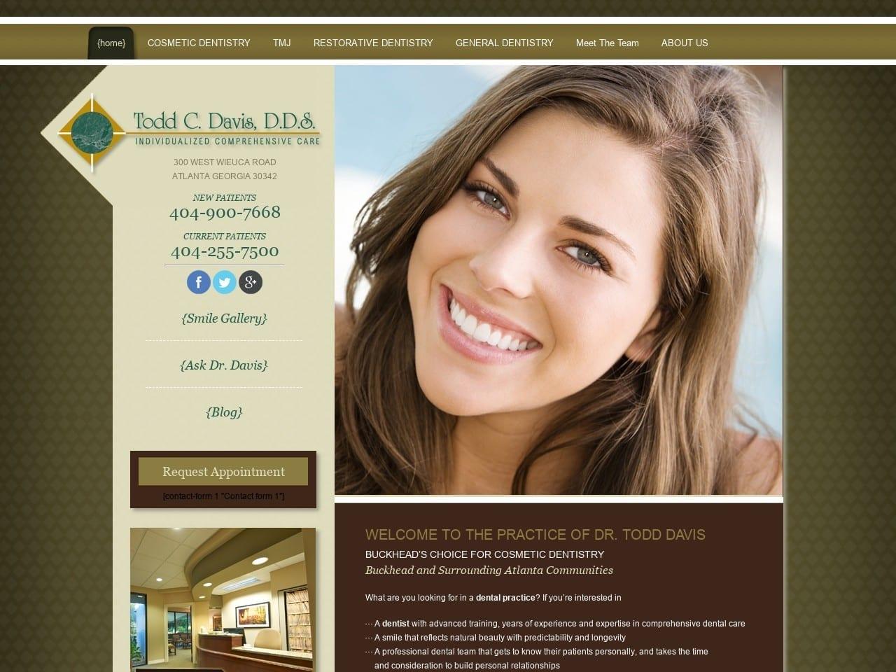 Buckhead GA Dentist screenshot