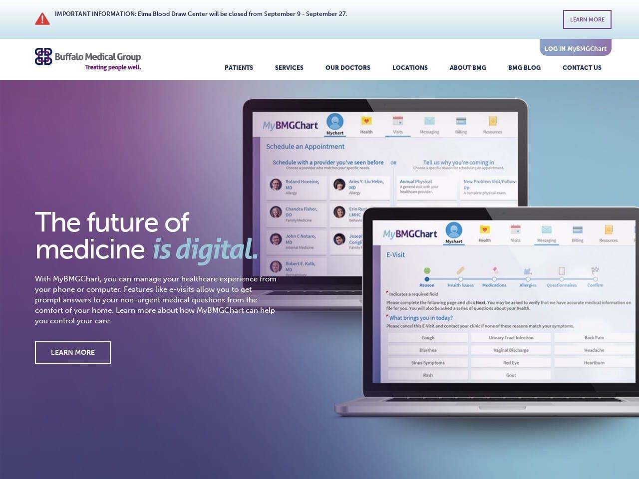 Buffalo Otolaryngology Group screenshot