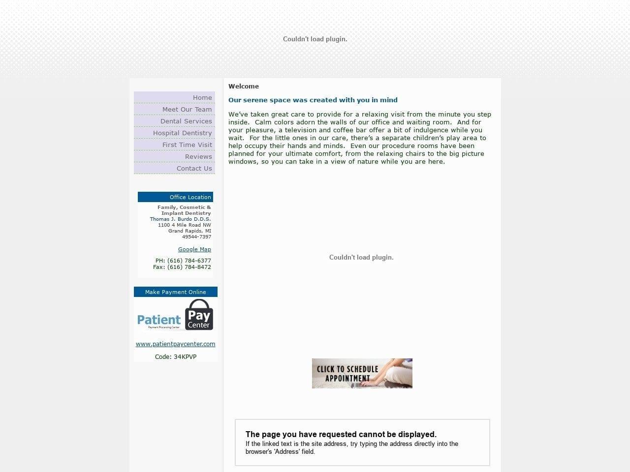 Thomas Burdo DDS screenshot